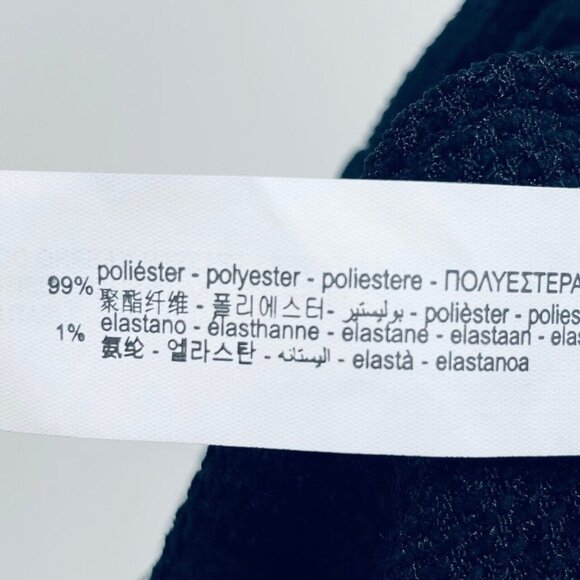 Zara Mini Skirt Size L Women’s Pull On Polyester Black New - Picture 10 of 11